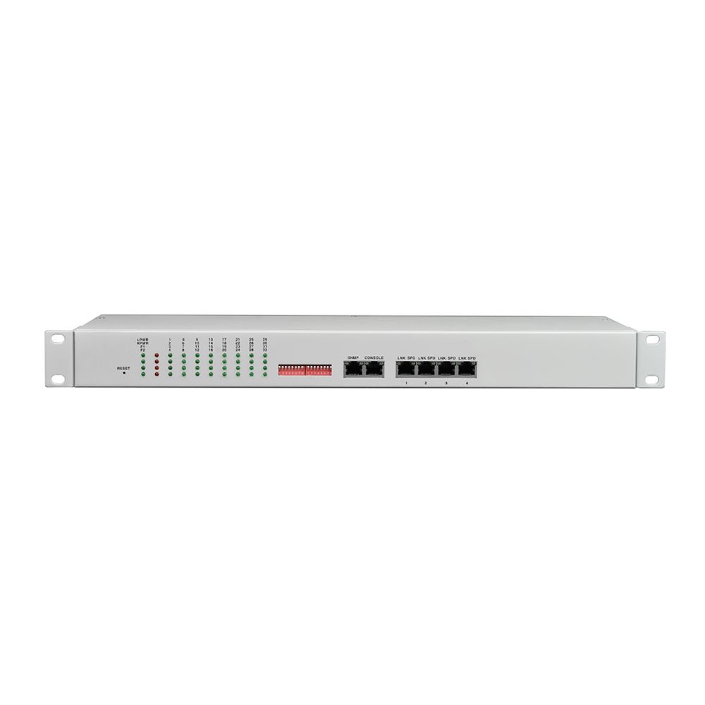 Dry Contact Closure over Fiber Converter (32Ch Unidirectional/16Ch Bidirectional)