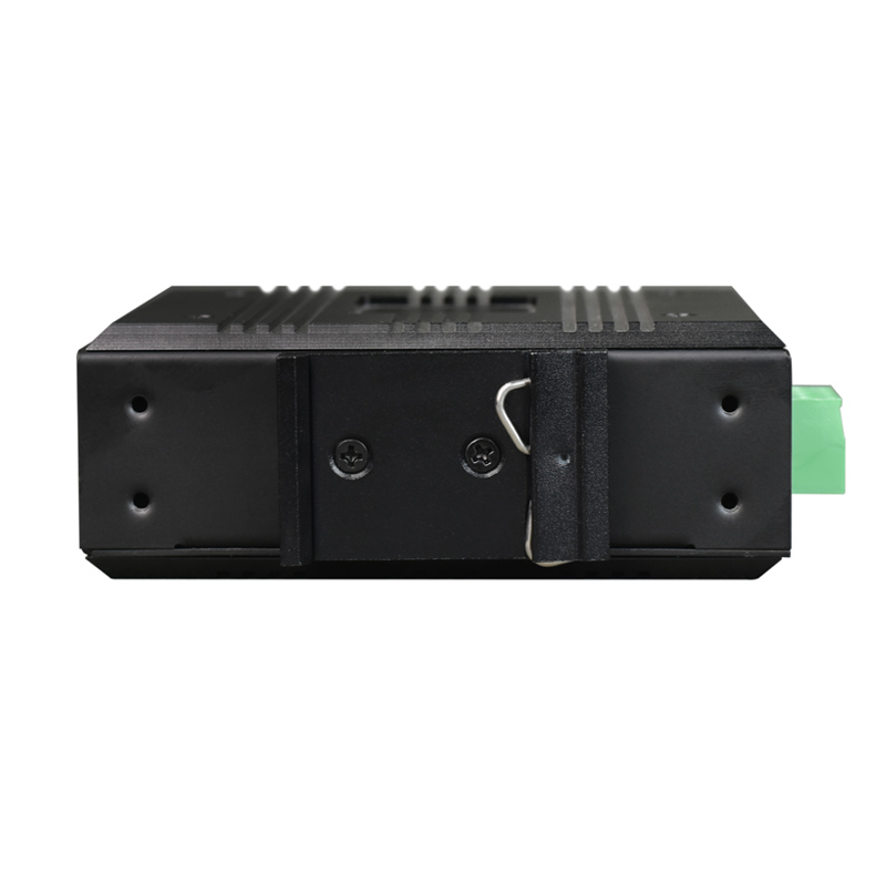 مفتاح صناعي مُدار Din-Rail Gigabit Ethernet رباعي المنافذ + 4 منفذ 2/100M SFP (شبكة RSTP الدائرية)