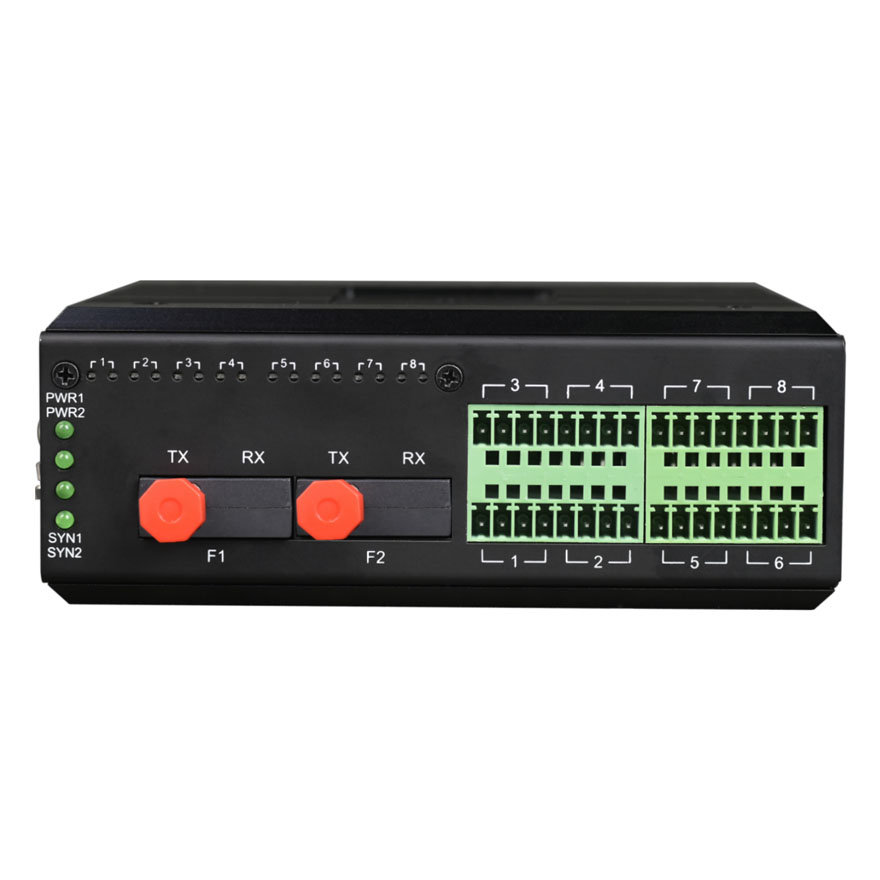 16 Channel 4-20mA Analog to Fiber Converter  | 1+1 Optical Fiber Backup, Fiber Cut Maintenance Function