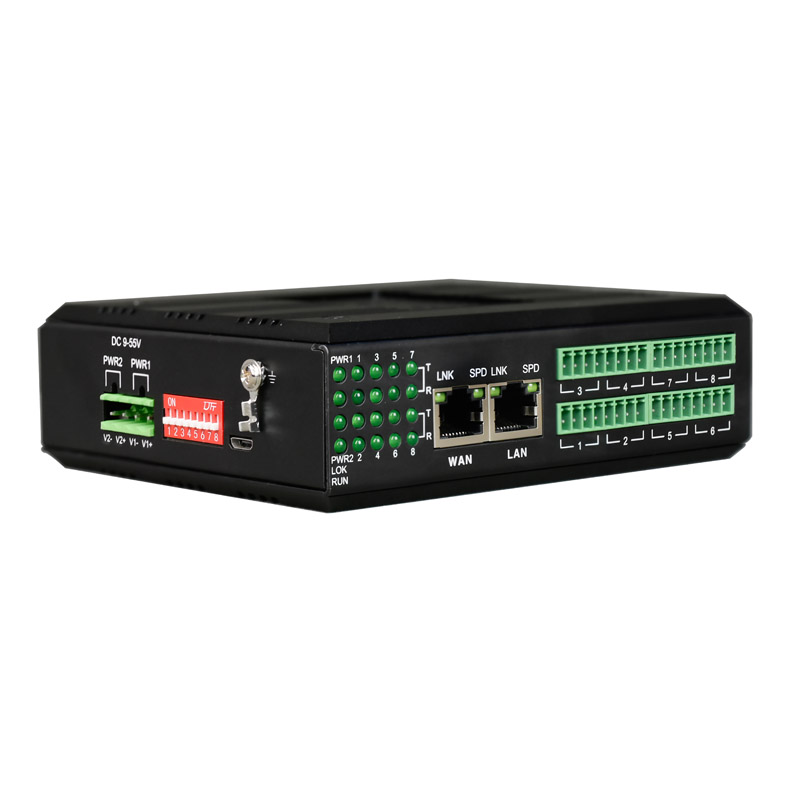 Convertitore da contatto secco a Ethernet a 16 porte (con gestione WEB e SNMP)