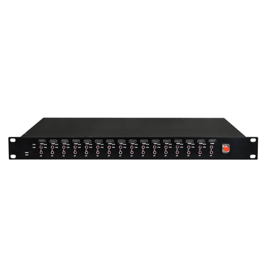 16-Port 2K HDMI to Fiber Converter