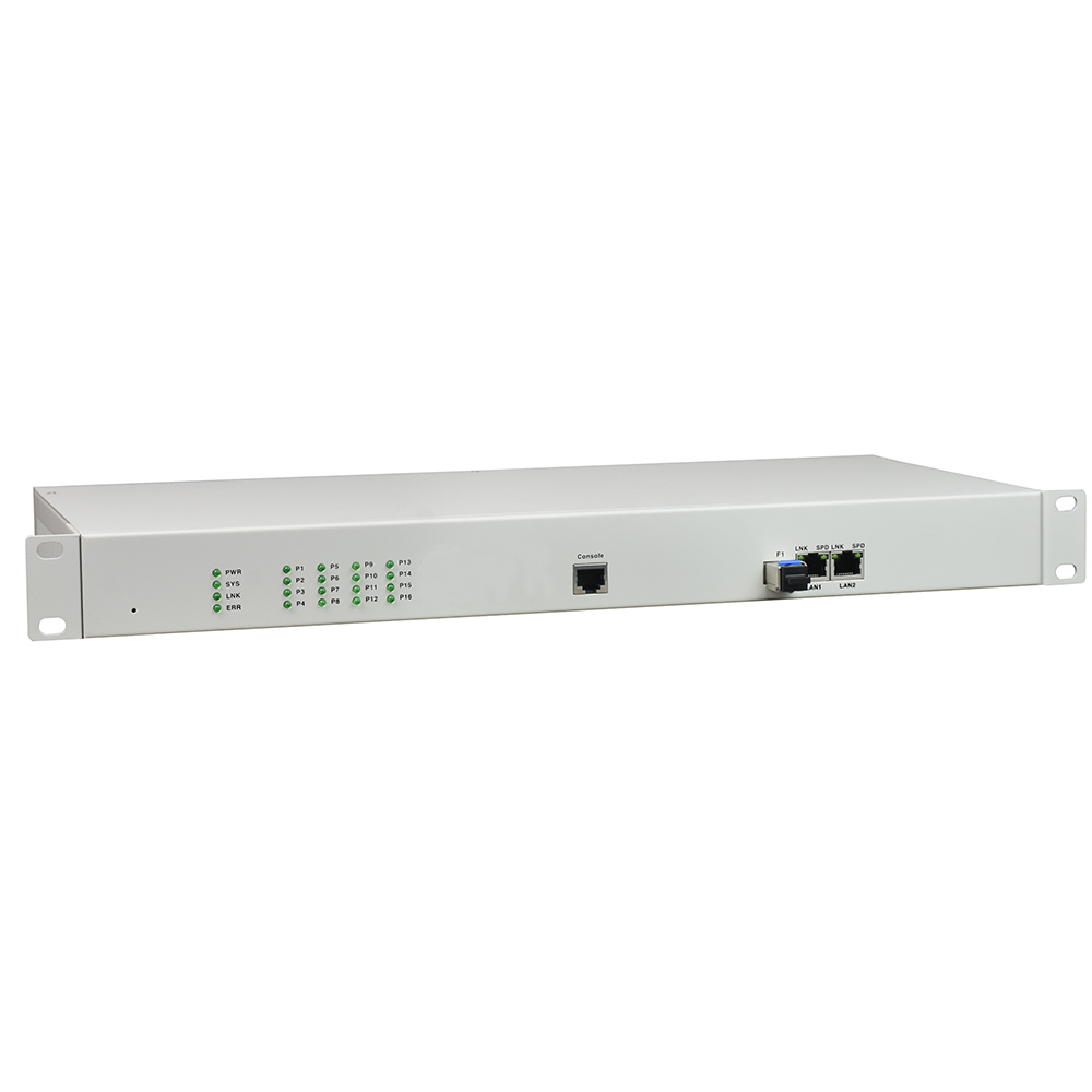 16 Port POTS FXO/FXS over Ethernet (IP) Converter