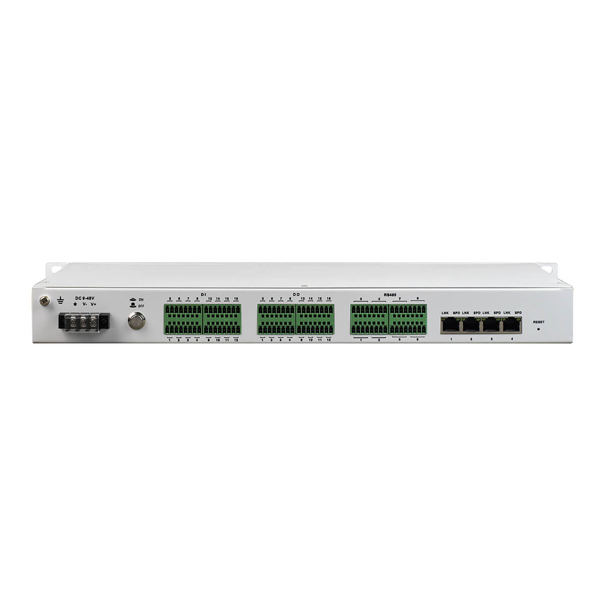 16포트 DI + 16포트 DO + 8포트 RS232/422/485 시리얼 서버