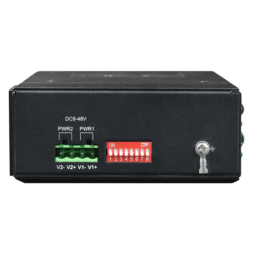 Managed Din-Rail 4-Port Gigabit Ethernet + 2-Port 1000M SFP Industrial Switch