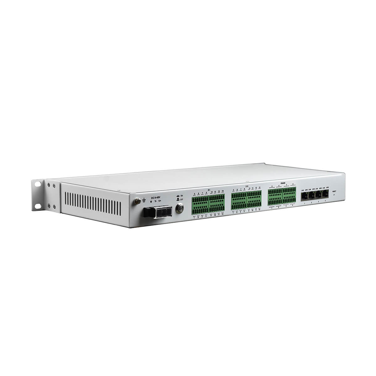 16-Port DI + 16-Port DO + 8-Port RS232/422/485 Serial Server