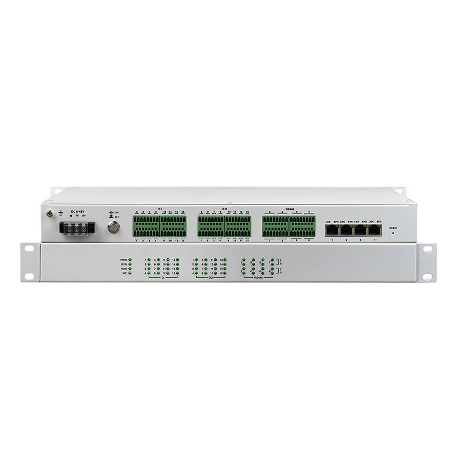 16-Port DI + 16-Port DO + 8-Port RS232/422/485 Serial Server