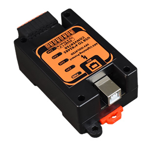 Industrial USB to 4-Port RS485 Converter (3KV isolation/6KV lightning protection)