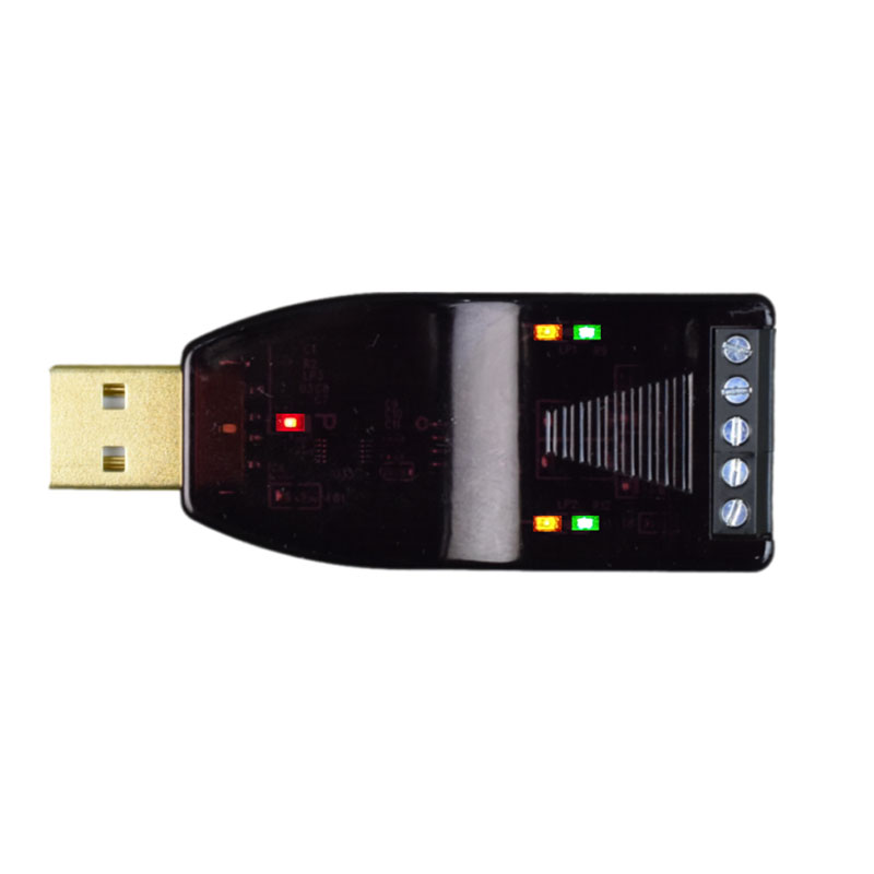Industrial USB to 2-Port RS485 Converter (6KV lightning protection)