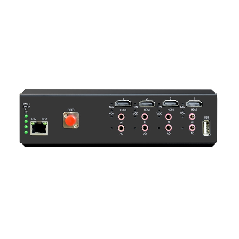 2K HDMI & USB KVM over Fiber Extender (2-Ch Bidirectional or 3-Ch Forward + 1-Ch Reverse)