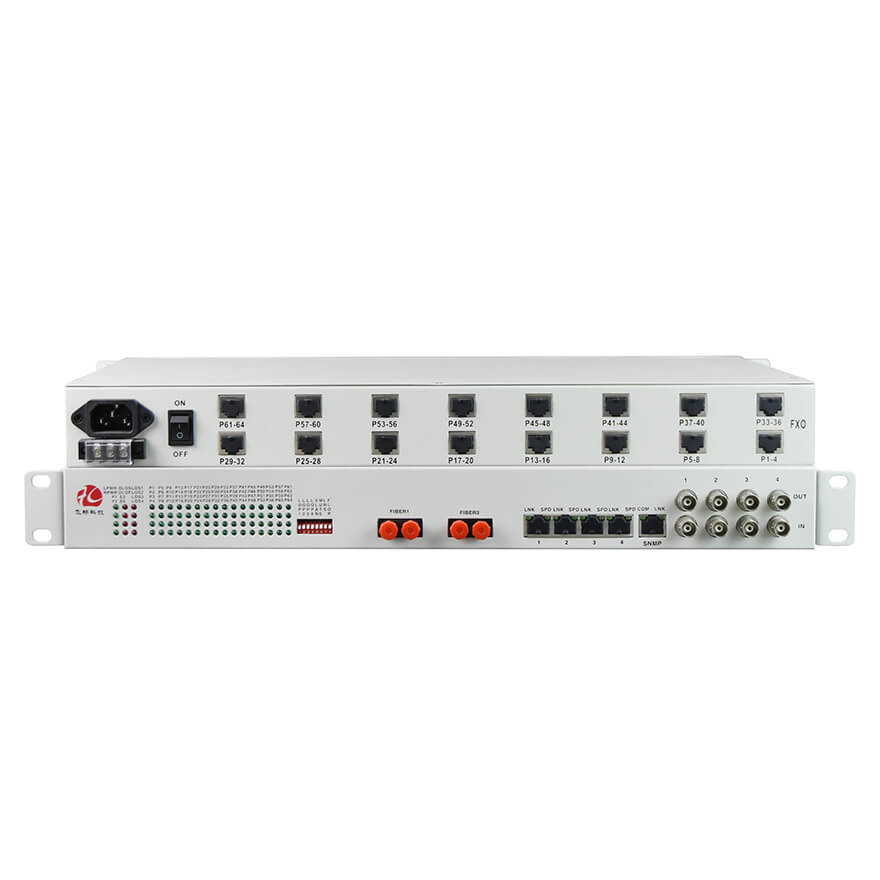 64 Channel Telephone POTS Line over Ethernet (IP) Extender