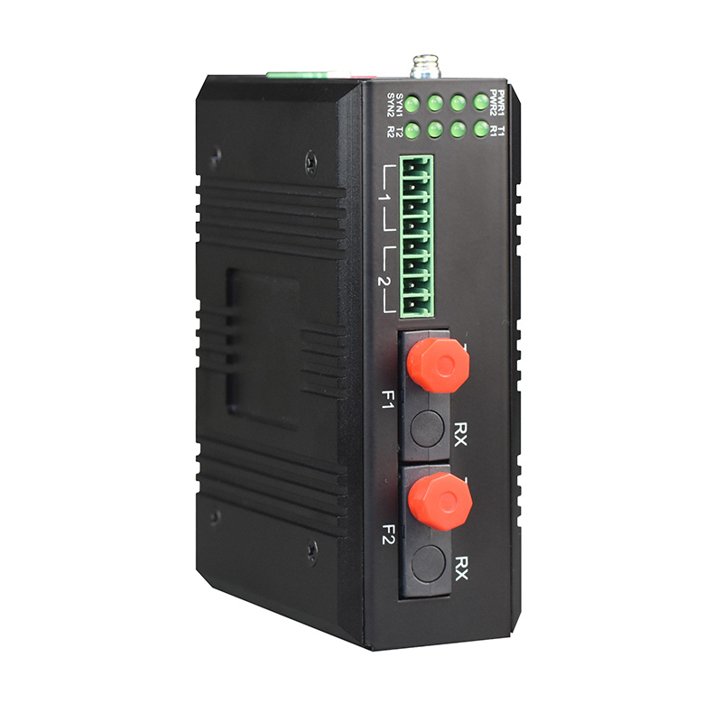 Ring Network Type 2-Port Serial to Fiber Converter (RS-232/422/485 All Available)