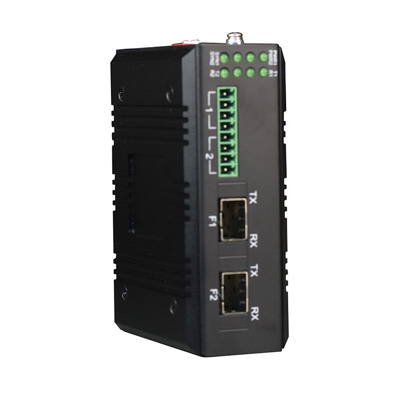 Ring Network Type 2-Port Serial to Fiber Converter (RS-232/422/485 All Available)