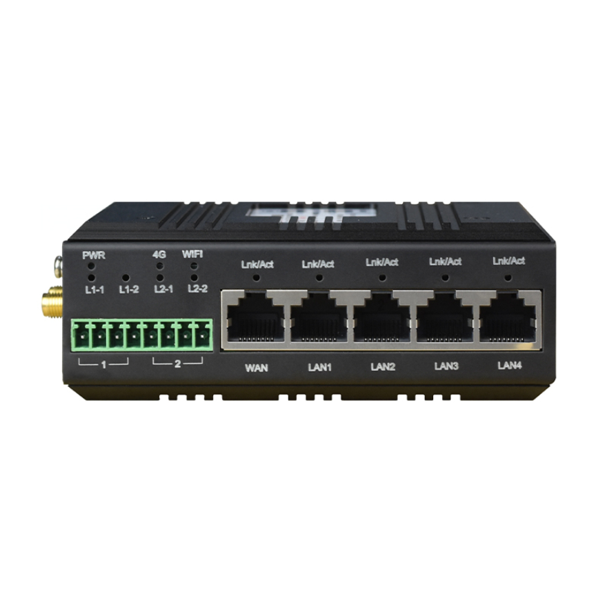 Промышленный сотовый маршрутизатор Din Rail 4G LTE VPN со слотом для SIM-карты