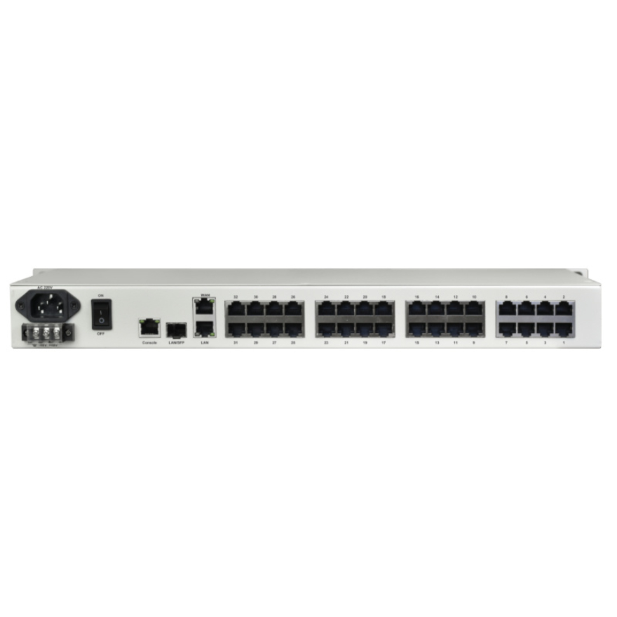 Serveur série 32 canaux monté en rack (avec WEB et SNMP) FCT-081205