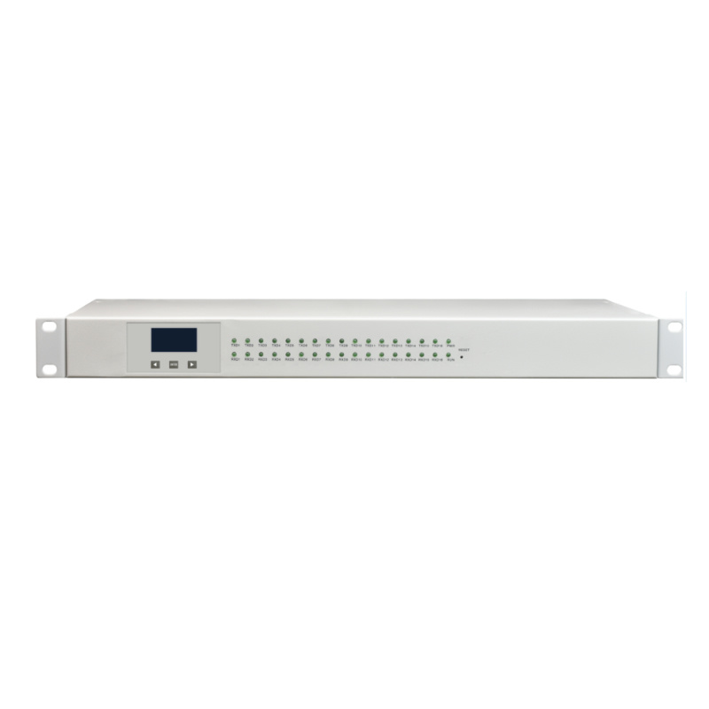 Rack-mounted 16 channel Serial Server  (with WEB and SNMP)