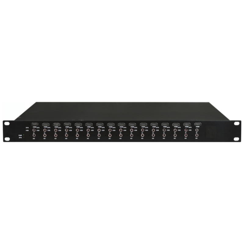 16 channels 2K HDMI corresponding to 16 Optic Directions HDMI Optical Transceiver  1U Rack Type FCVH-H16m