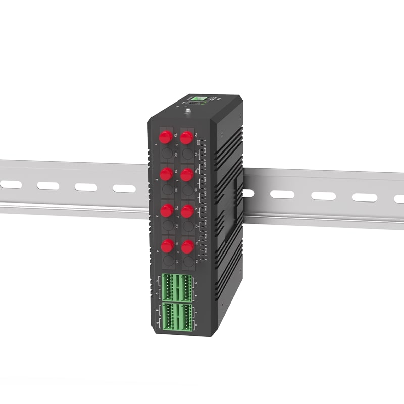 1-8 Optical Directions Optic Fiber Convergence Type 16-channel Dry Contact Modem