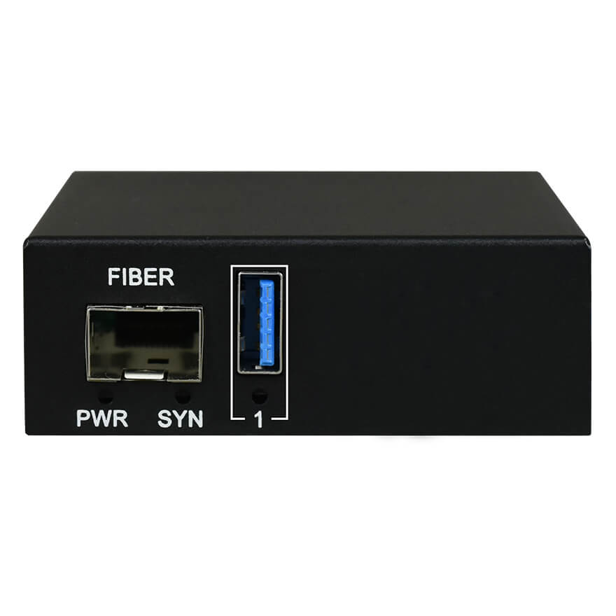 USB 3.0/2.0/1.1 over Fiber Extender & Hub