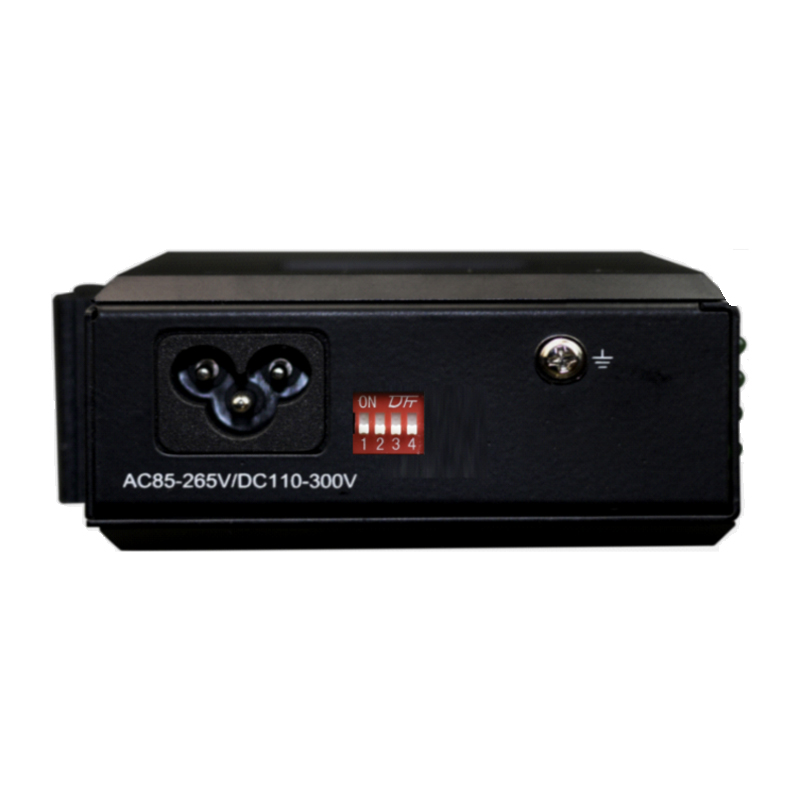 Industrial 2 Port Serial to Fiber Converter | RS-232/RS-485/RS-422 to Fiber | DIN Rail Mount