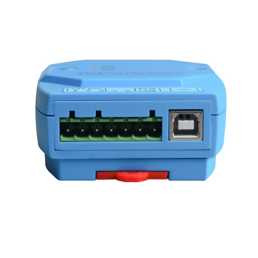 Industrial Din Rail 1-2 ch CAN Bus Fiber Modem | Adam Module