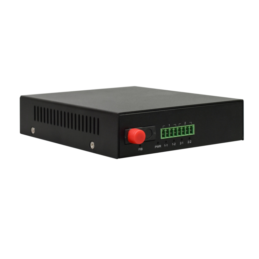 Desktop 1-2 Channels RS232/422/485 Optical Fiber Modem