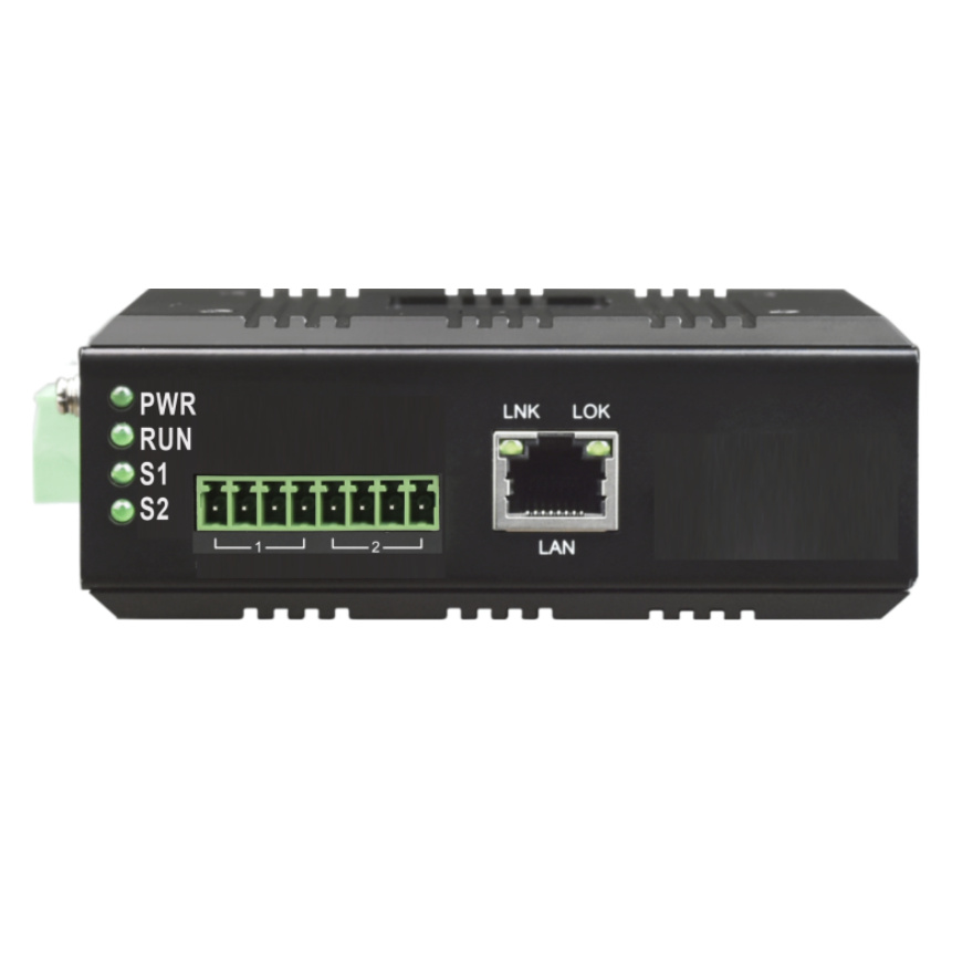 Industrial Aluminum Alloy Din Rail 1-2 Channel CAN Bus Server (mini)