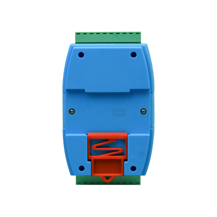 Industrial Rail 8 channels Analog Inputs ModBus RTU Collector