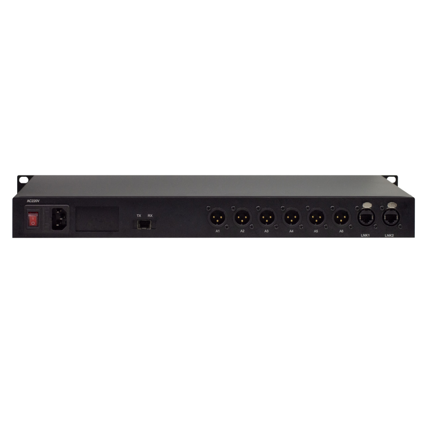 1-6 Channels XLR Audio Over Ethernet (IP) Converter FCT-080901