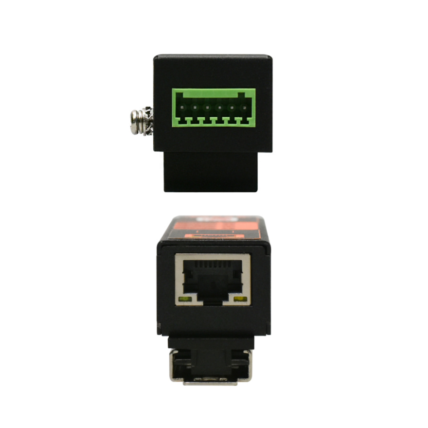 Industrial Din Rail Lipstick Type 1 Port RS485 RS422 RS232 All in One to Ethernet Server 	  FCT-081219