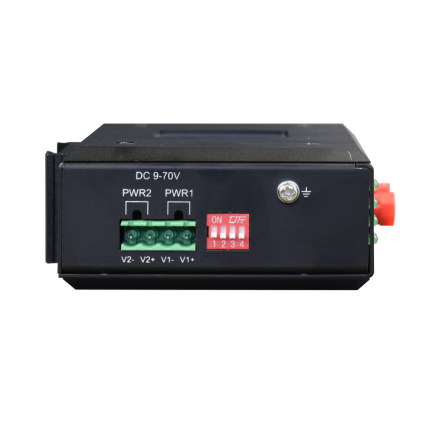 Industrial Din Rail 4 Channel Analog + Dry Contact + Serial port  Hybrid Optical Modem  (with fiber break retention function)FC2P-042918