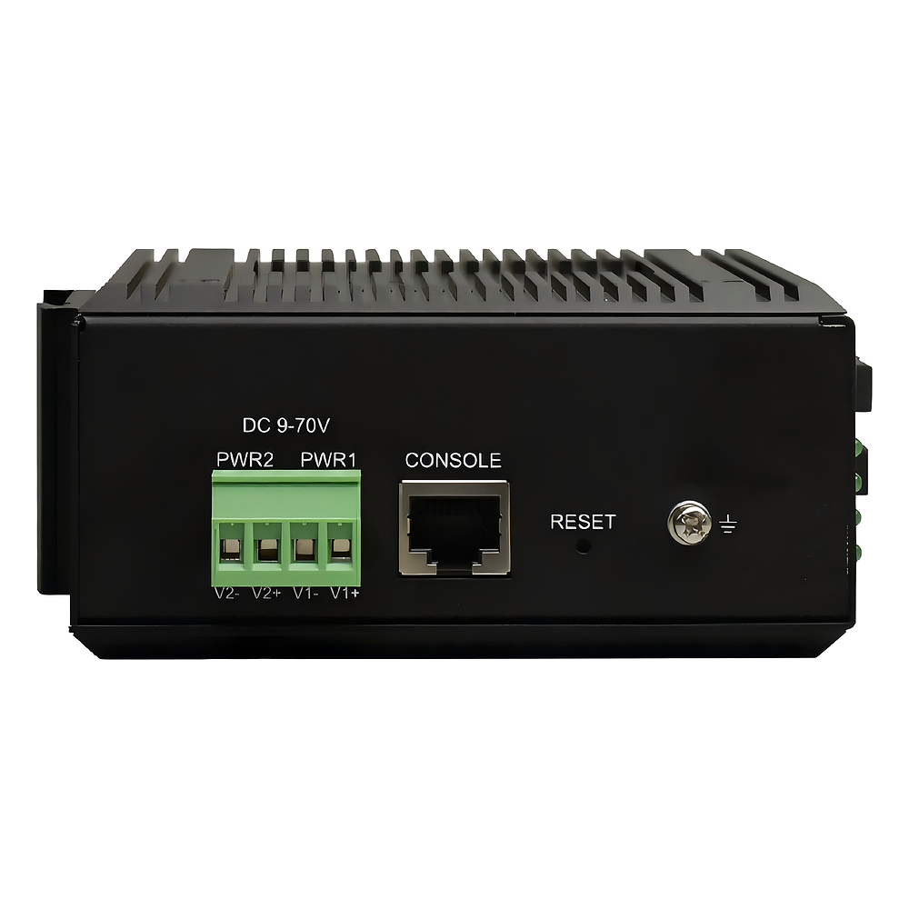 Managed Industrial DIN-Rail 8-Port Gigabit Ethernet + 4-Port Gigabit SFP