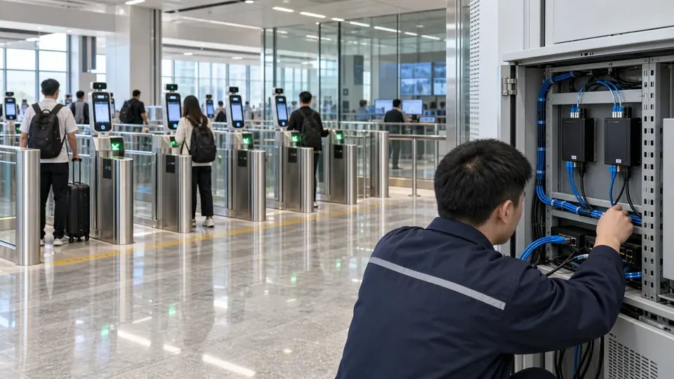 Self-service inspection equipment at Hengqin Port