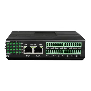 16 Port Dry Contact to Ethernet Converter (with WEB and SNMP Management)
