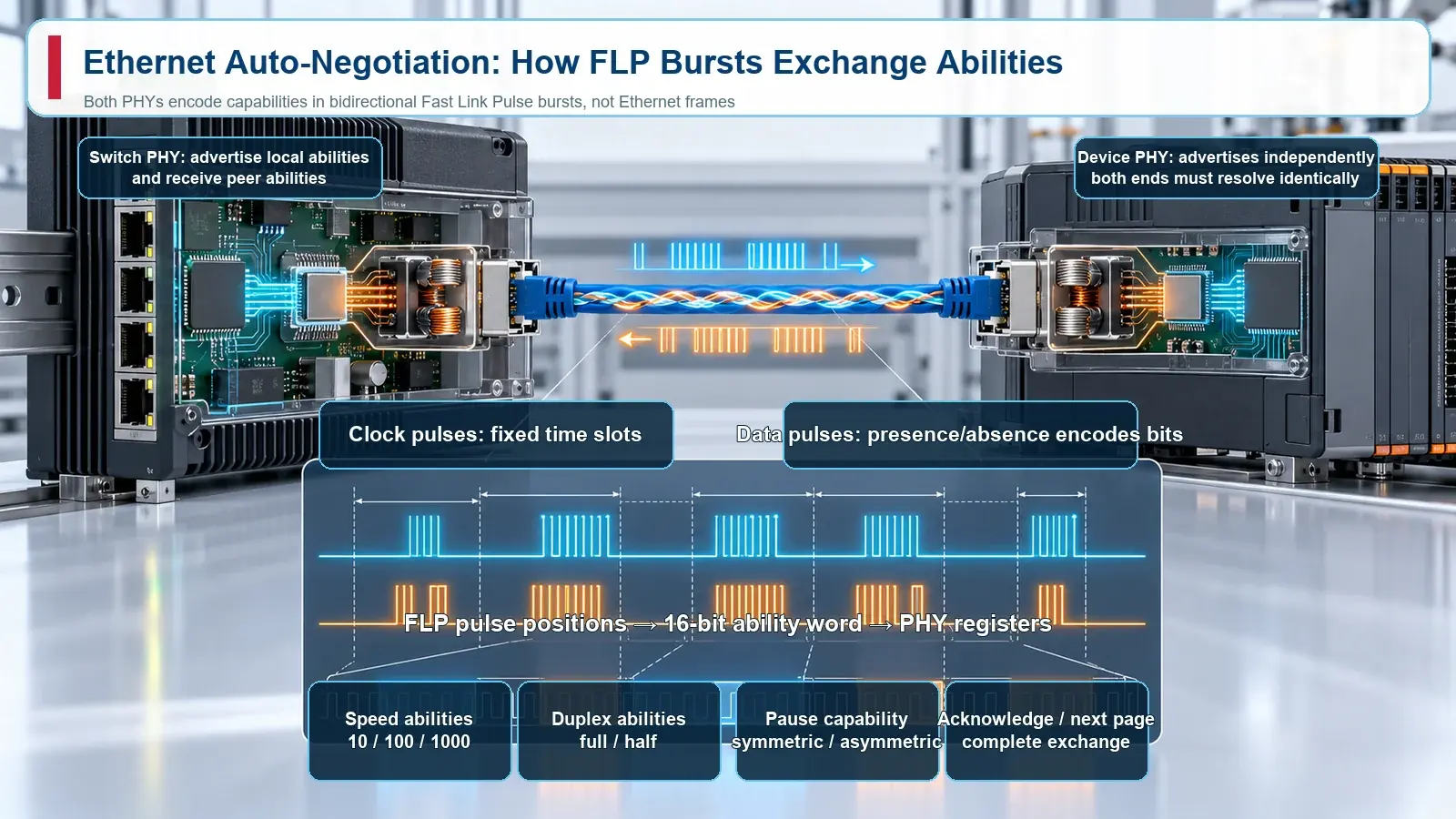 Industrial Ethernet Auto-Negotiation: Speed, Duplex, and Troubleshooting