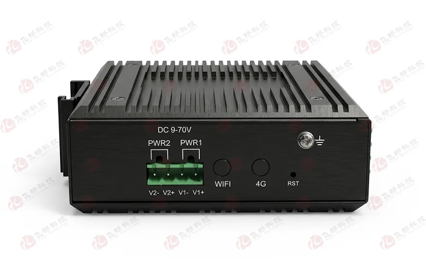 Industrial 1–4 Port RS232/RS422/RS485 Serial Device Server with Dual Ethernet and SFP