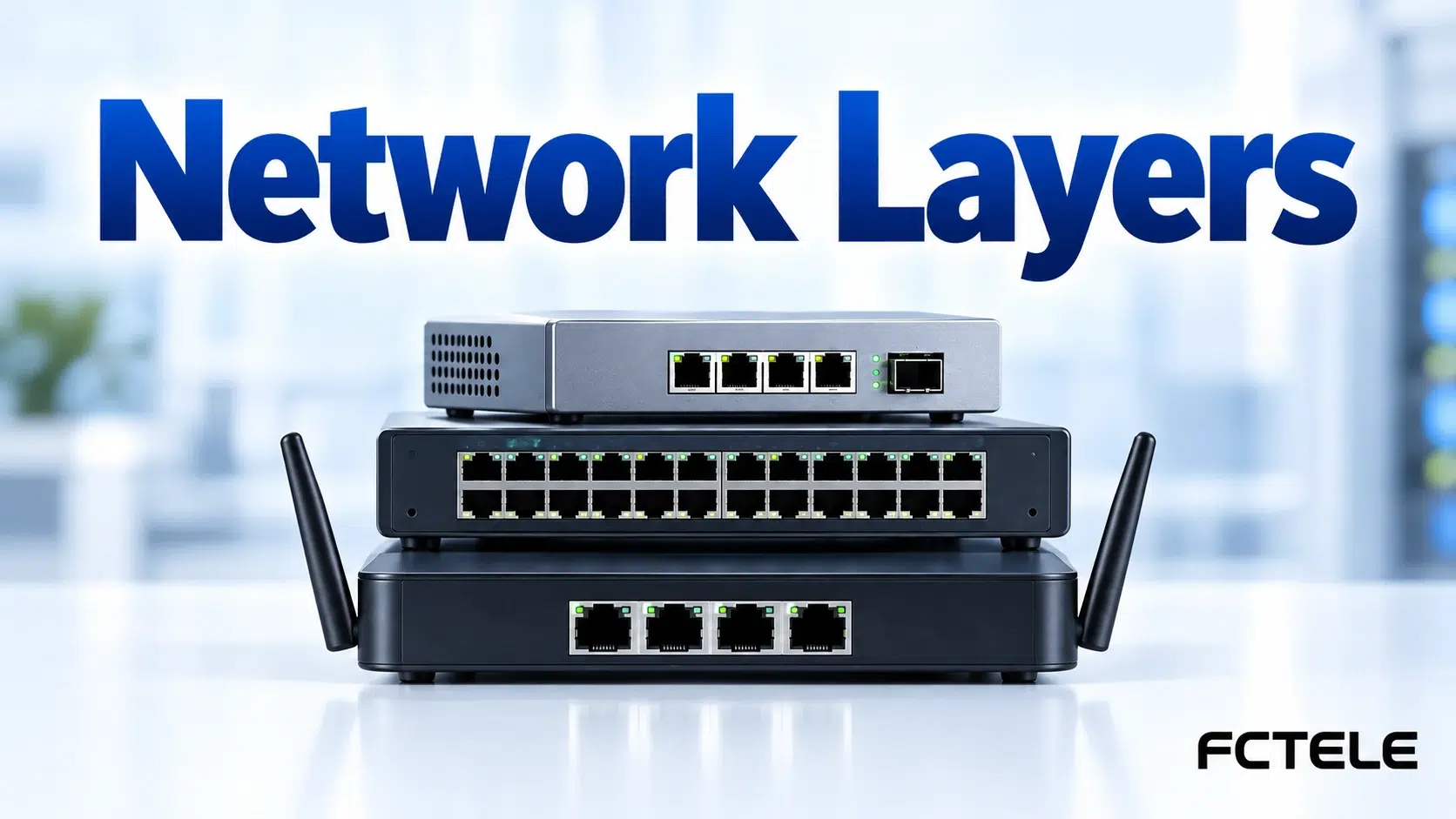 Hubs, Switches and Routers: Which Layer Processes the Data