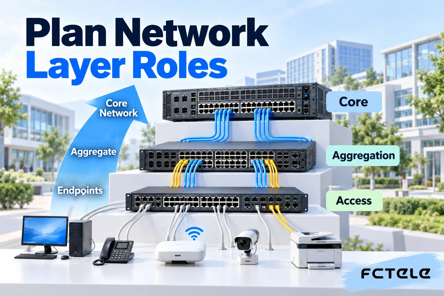 Core, Aggregation and Access Switches: How to Plan Network Layer Roles and Capacity