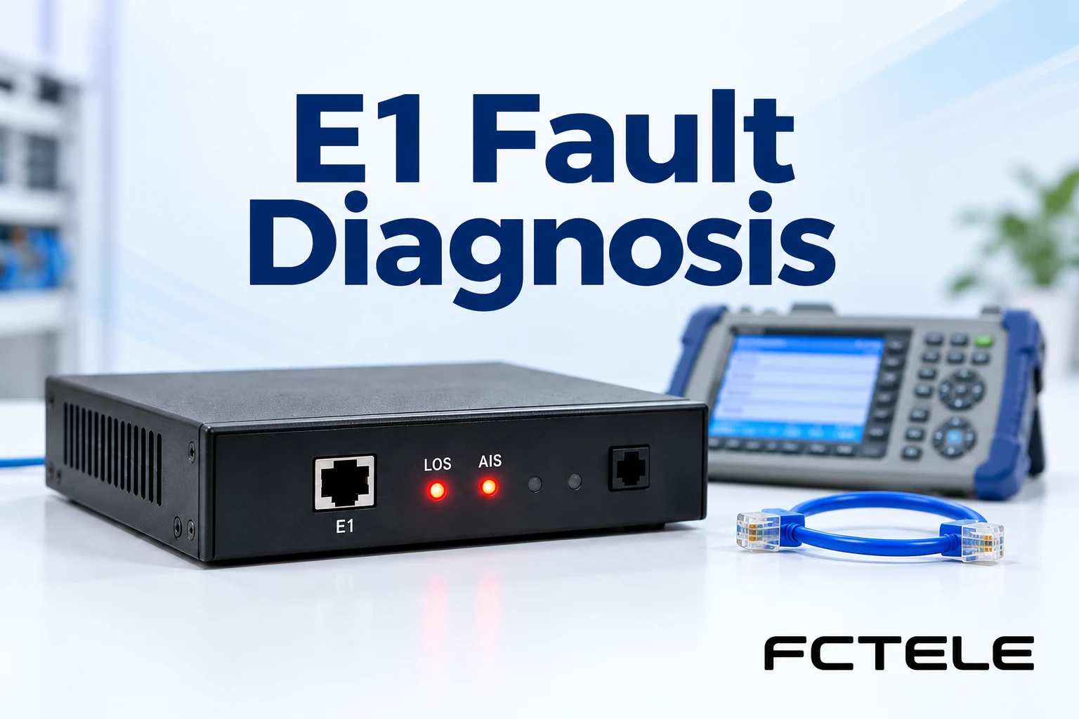 E1 Converter Troubleshooting: LOS, AIS, Alignment, and Loopback