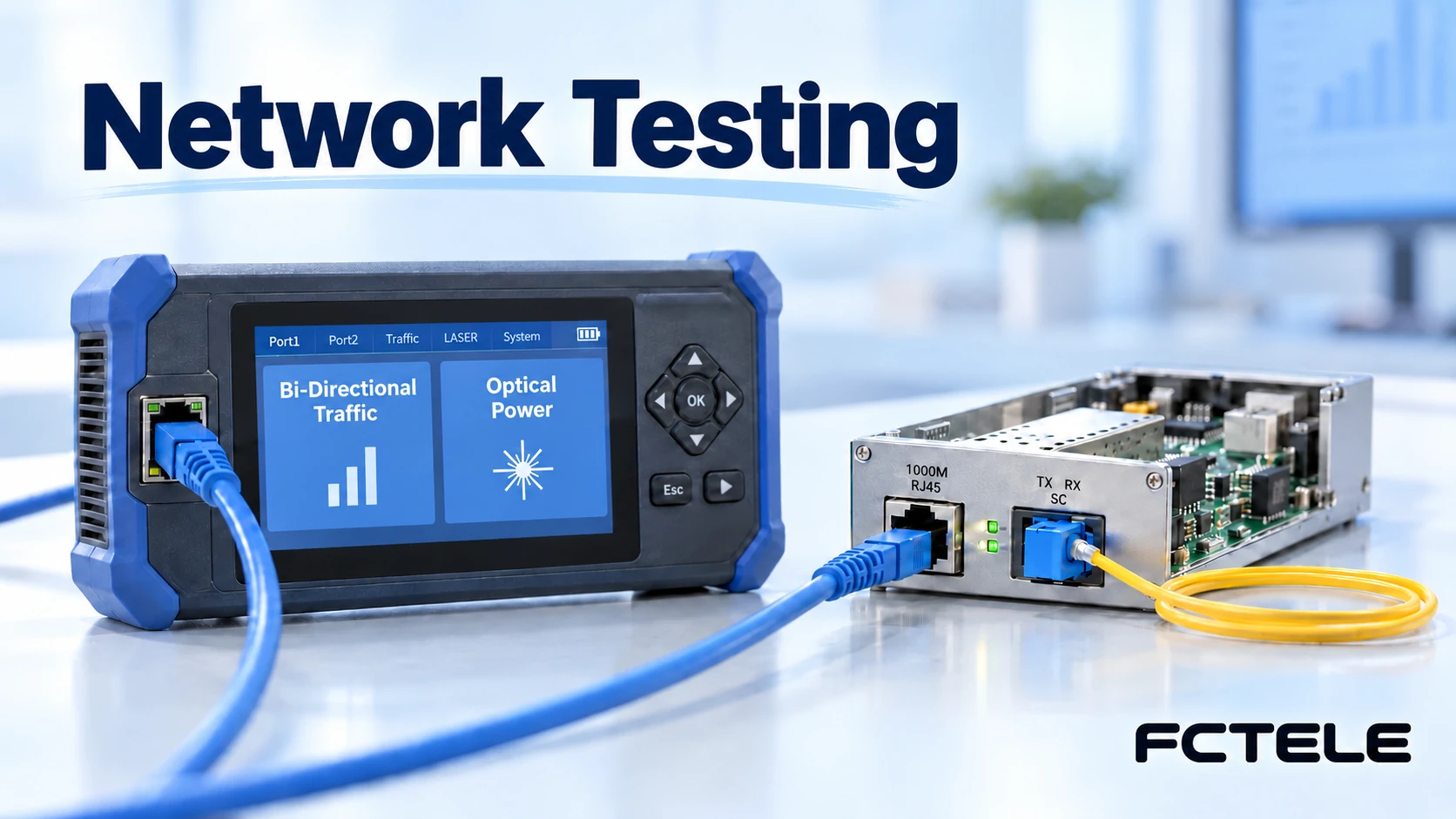 How to Test Fiber Media Converters: Optical Power, Bidirectional Frames and Complete-Unit Acceptance