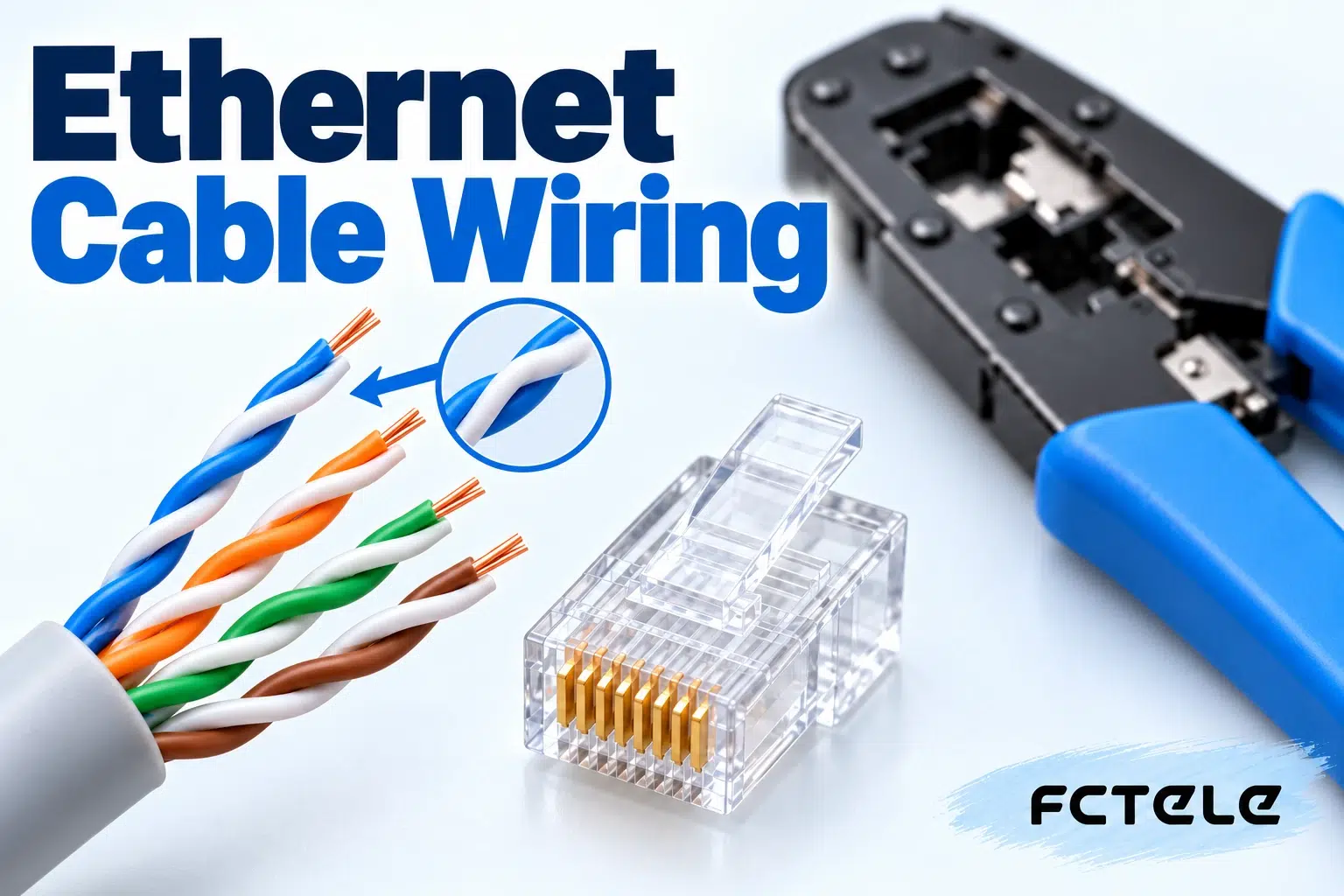 How to Wire an Ethernet Cable: T568A, T568B, and Pair Testing