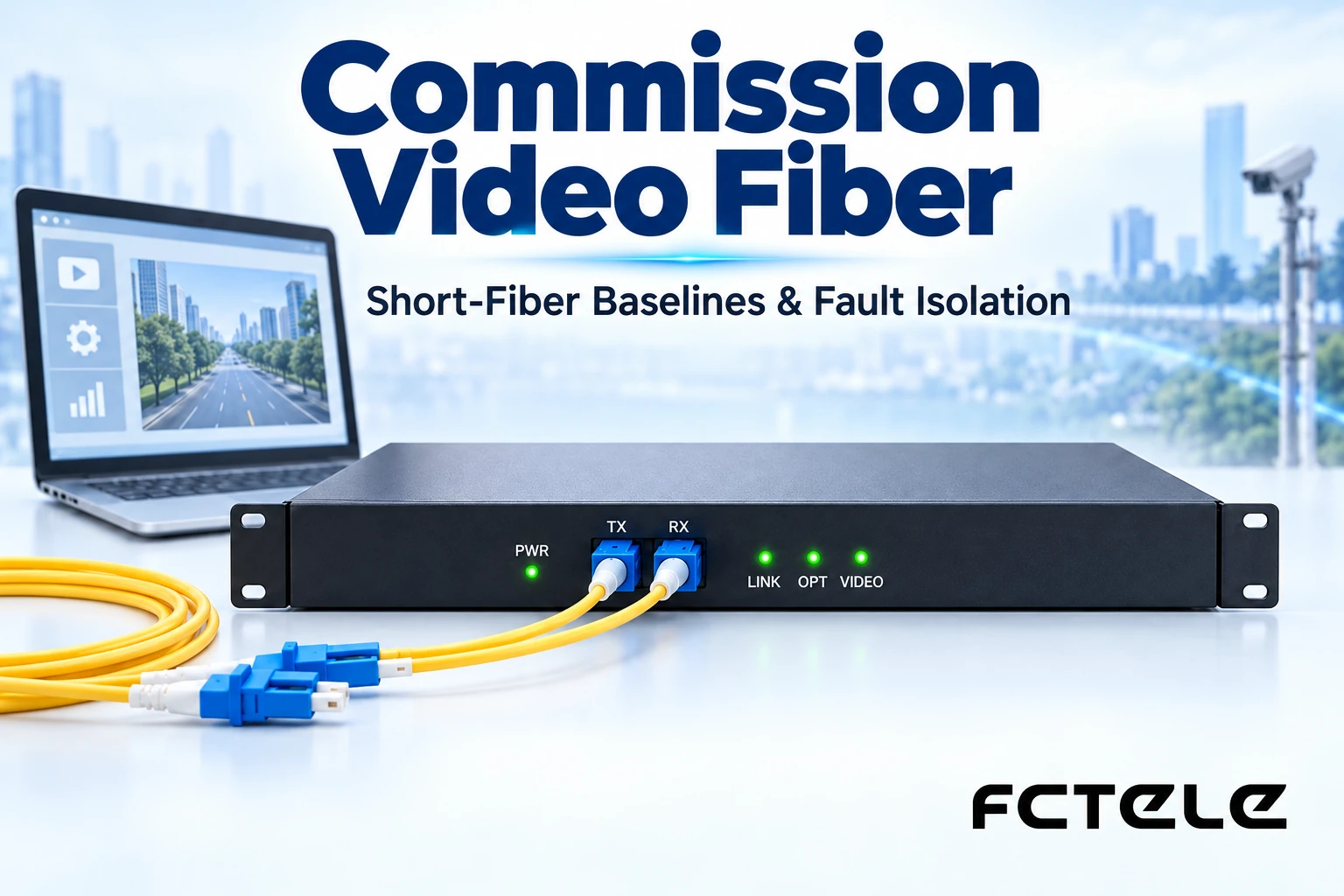 How to Commission Video Fiber Transmission Equipment: Short-Fiber Baselines and Fault Isolation