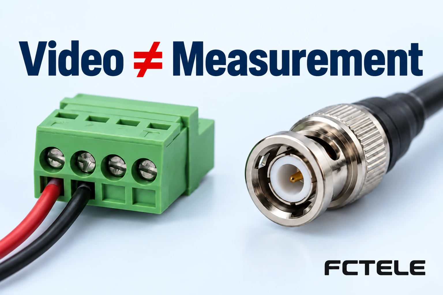 Analog Video vs Measurement Signals over Fiber