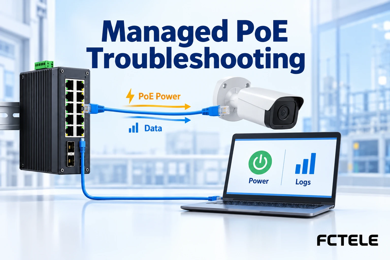 Managed PoE Switch Troubleshooting: Power, Data, and Logs