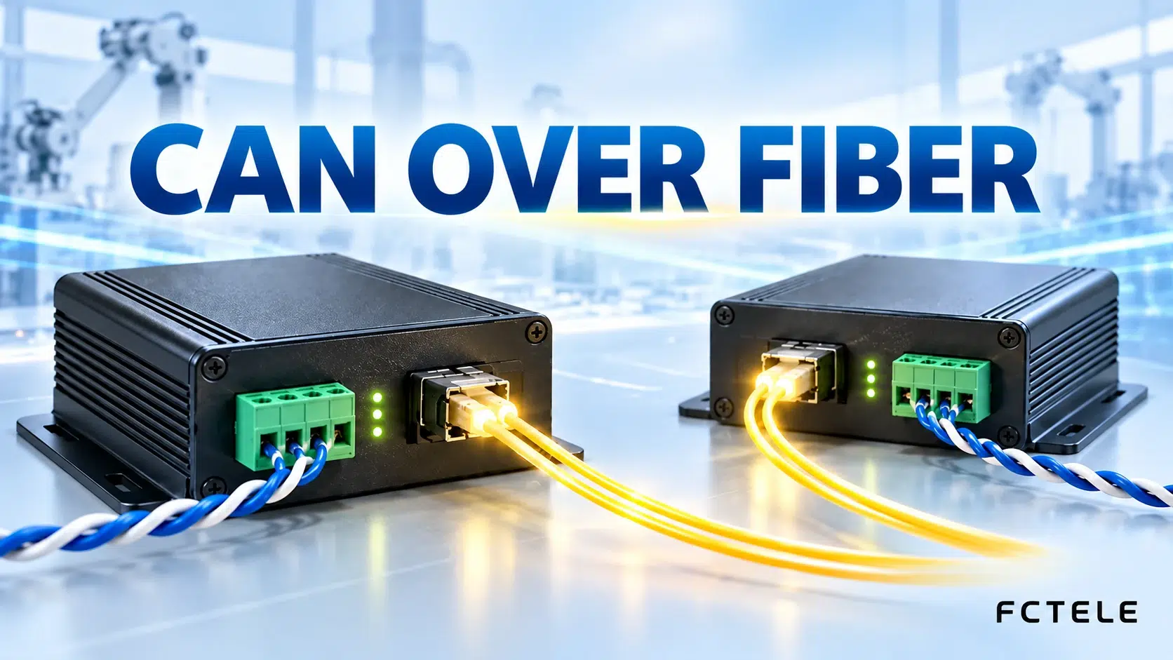 How CAN Bus Fiber Optic Modems Extend Fieldbus: Differential Signals, Arbitration Timing, and Selection