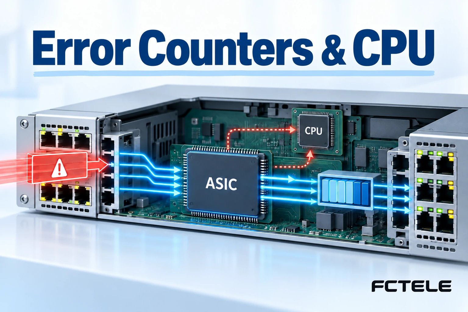 Reading Switch Fault Counters: Bad Frames, Queue Discards and CPU Load