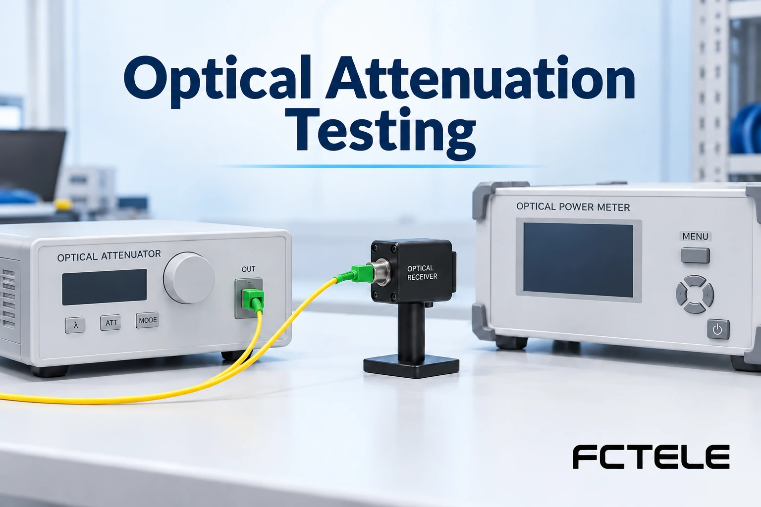 Optical Attenuator Tests: Reference Planes and Sensitivity
