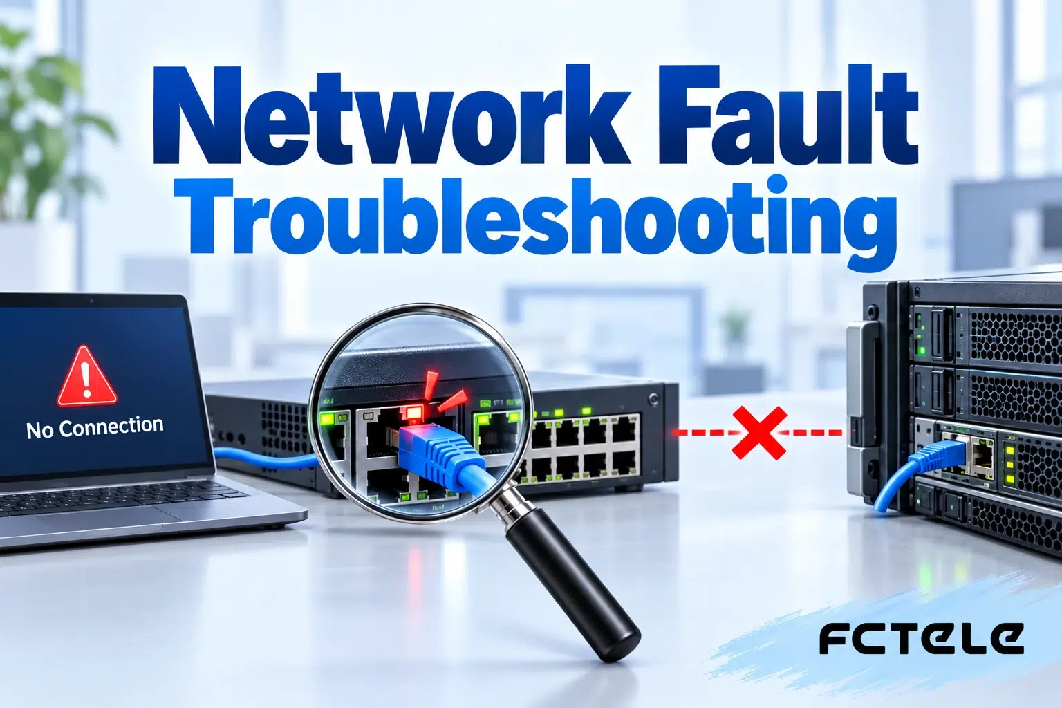 How to Locate Network Device Faults: From Physical Link to Routing and Applications