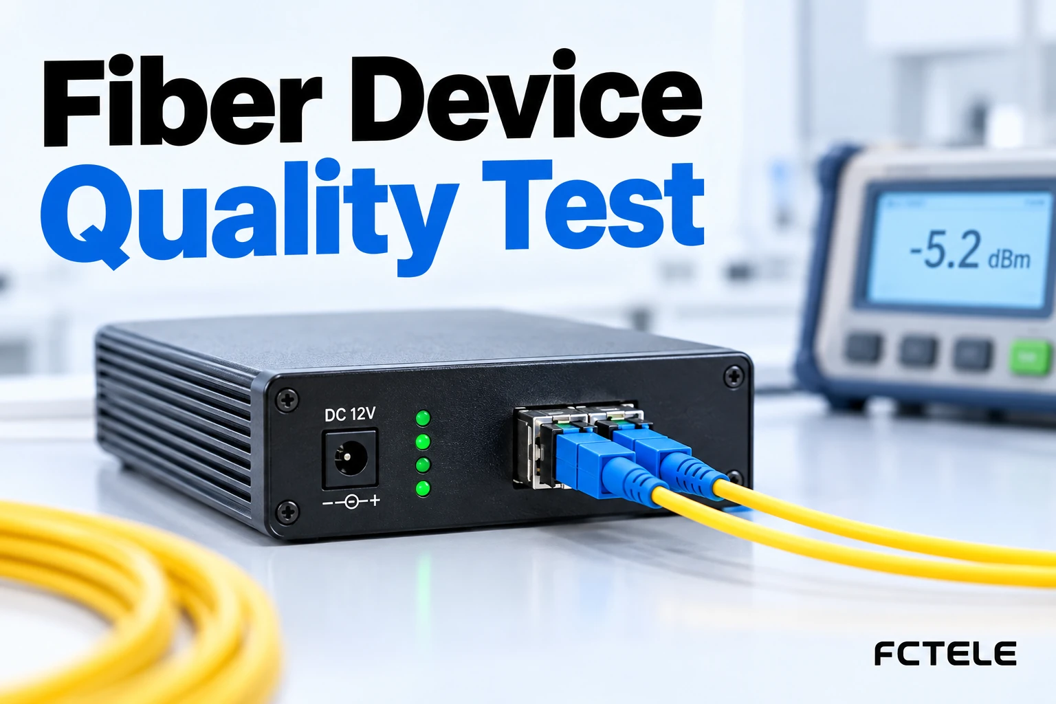 How to Test Fiber Optic Transmission Device Quality: Optical Power, Service Testing, and Aging Screening
