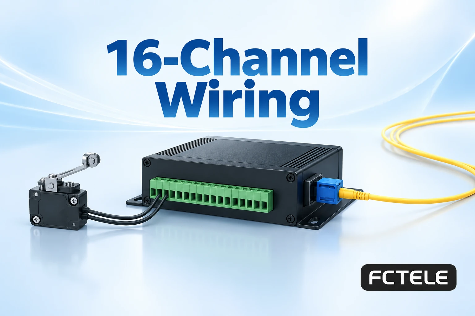Wiring 16-Channel Contact-over-Fiber Links: Inputs and Loads