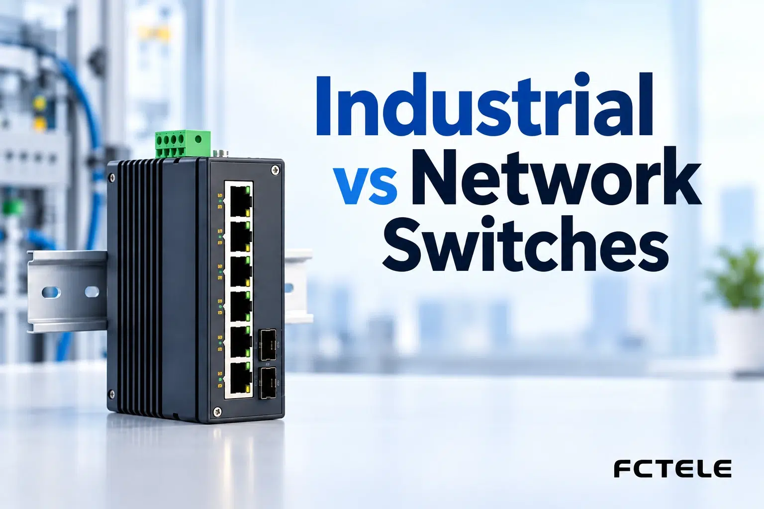 How Industrial Switches Compare with Network Switches: Communication, Environment, and Management Considered Separately